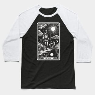 The Fool Tarot Baseball T-Shirt